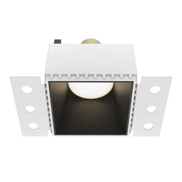 Share Black with White 20W Square Ceiling Recessed Light