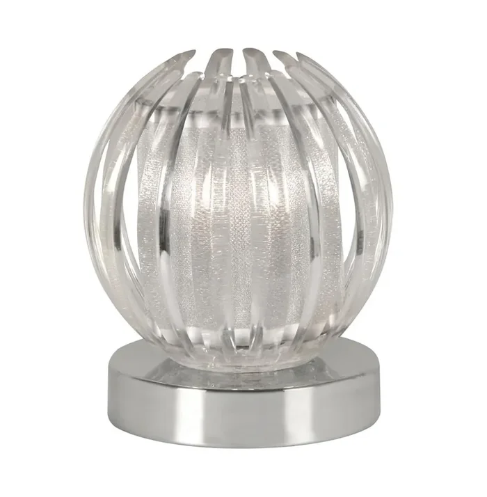 Shimna Clear Round Touch Switch Modern Table Lamp