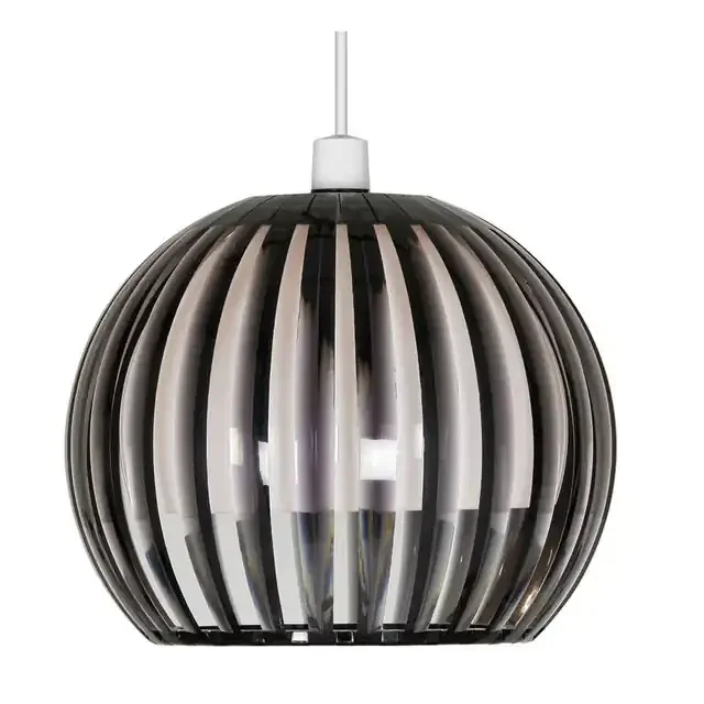 Shimna Smoked Acrylic 30cm Easy Fit Pendant Light