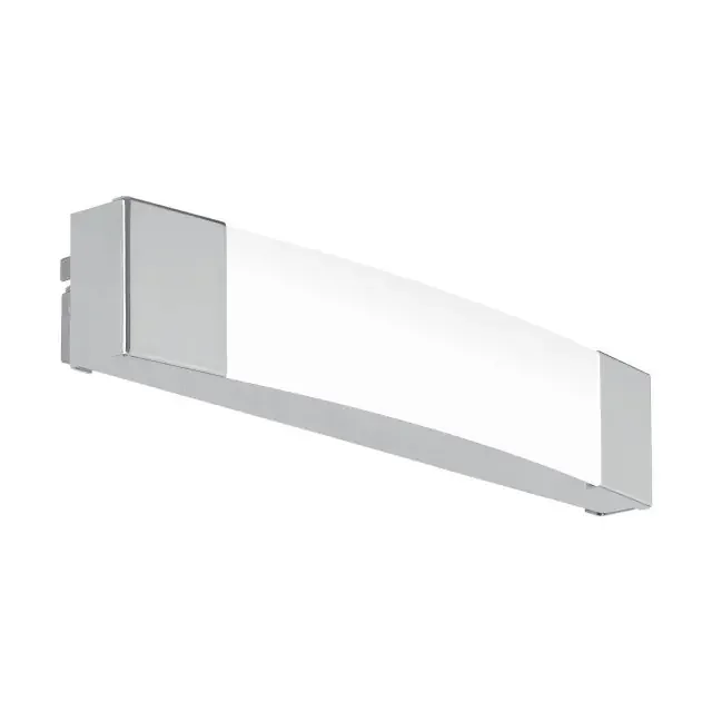 Siderno 350 Chrome with Satin Shade Wall Light