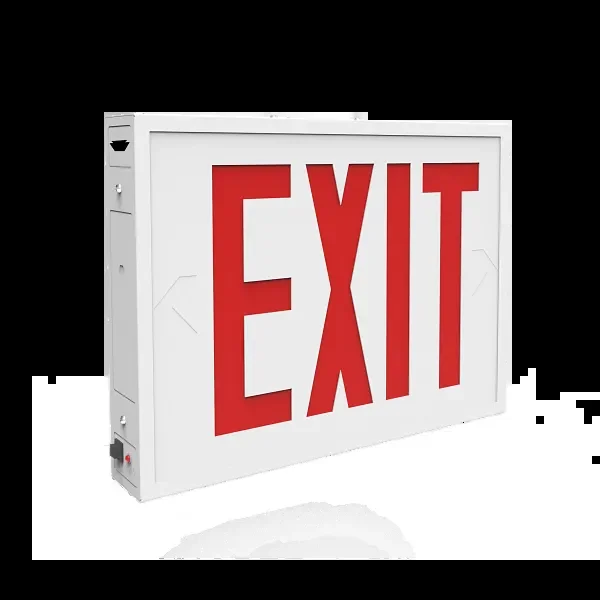 Single or Double Face NYC Code Compliant Surface Mount Steel Exit Sign