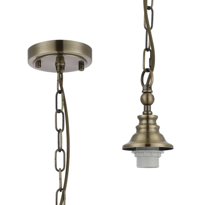 Sledmere 12cm Flush/Single Pendant (FRAME ONLY), 1 Light Adjustable E27