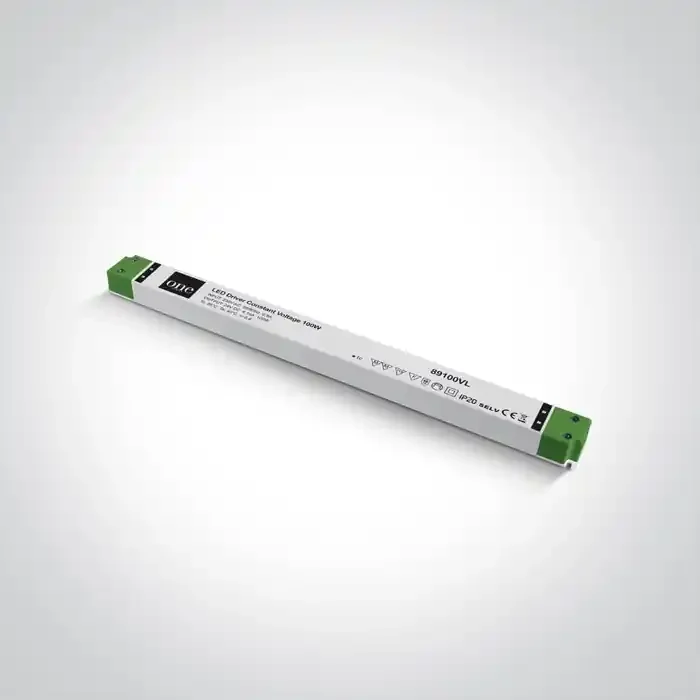 Slim 100W 24V DC LED Driver for Compact Installations