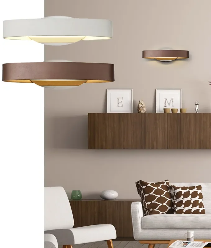 Slim Profile LED Up & Down Wall Light with Chrome Backplate