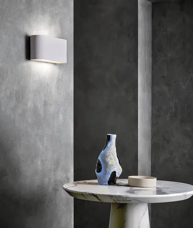 Slim Profile Plaster Up and Down Wall Light Width 280mm