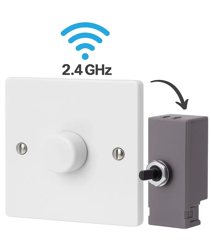 Smart Wi-Fi Dimmer Module – No Neutral Required for UK Switch Plates