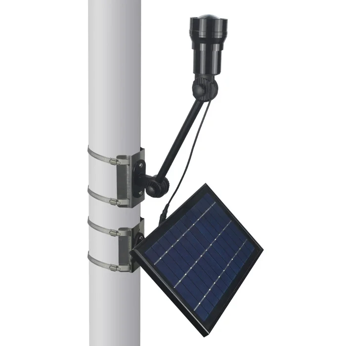 Solar LED Adjustable Flagpole Spot Light – 450 Lumens – LumeGen