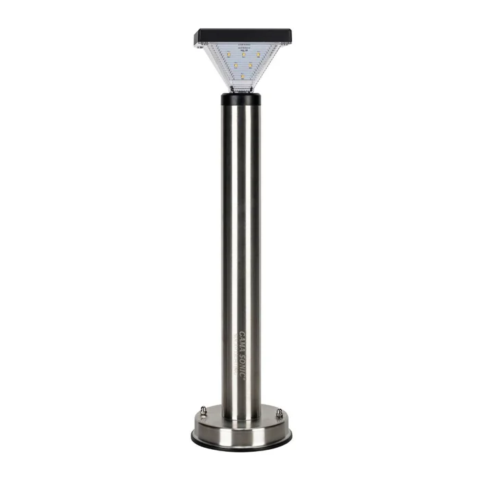 Solar LED Luxor Stainless Steel Bollard Light – Gama Sonic