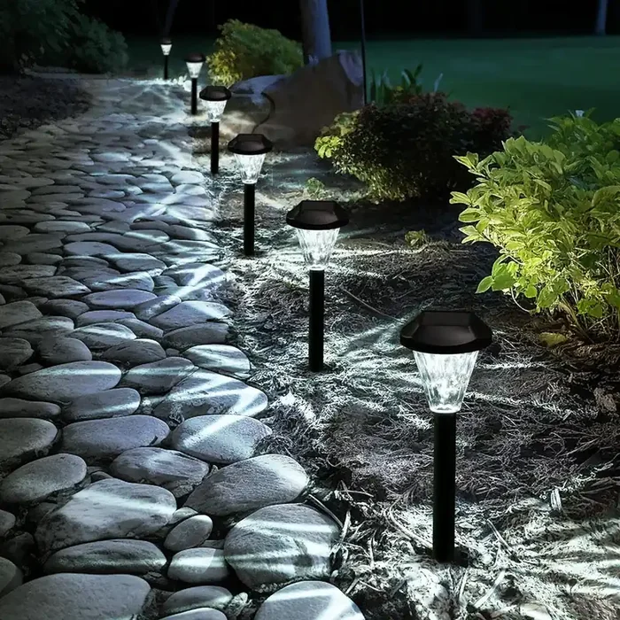 Solar Lights Outdoor Waterproof,New Upgraded Solar Lights for Outside,Solar Grden Lights,Solar Outdoor Lights for Patio,Lawn,Yard and Landscape