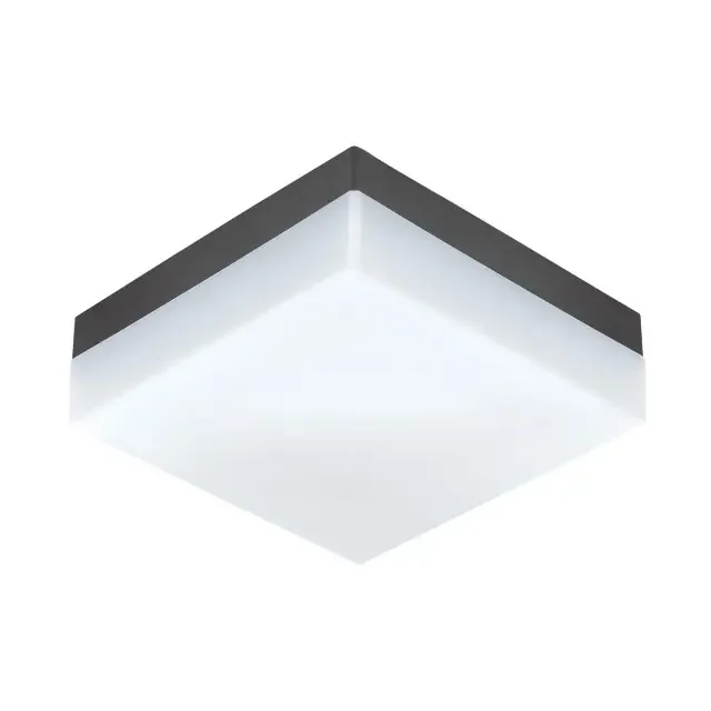 Sonella Anthricite with Opal IP44 LED Ceiling or Wall Light
