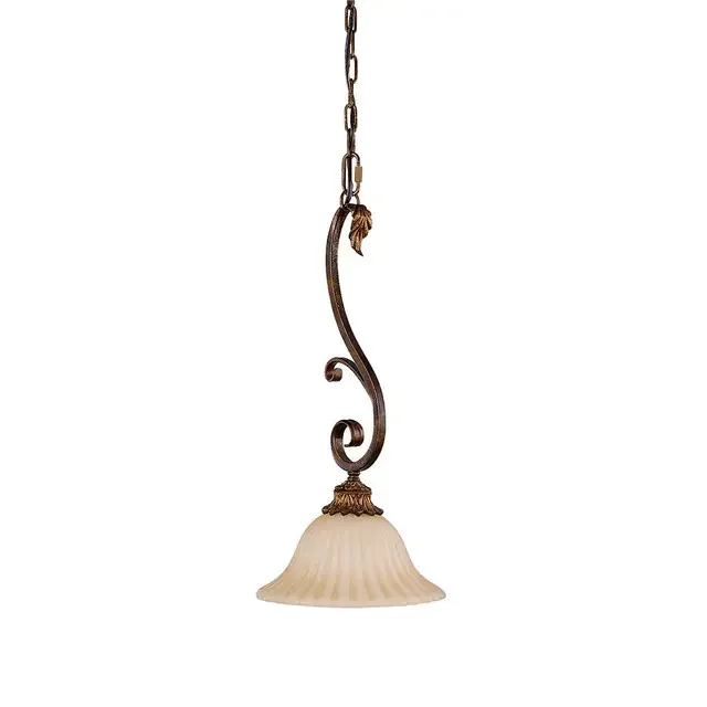 Sonoma Valley Aged Tortoise Shell Pendant Light
