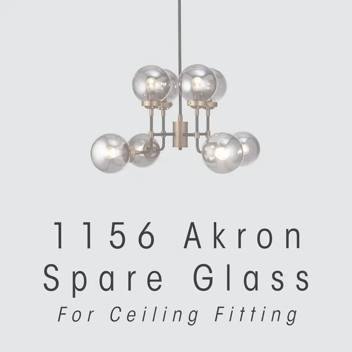 Spare Glass For the Oaks Akron Ceiling Pendant Light (1156 GLASS)