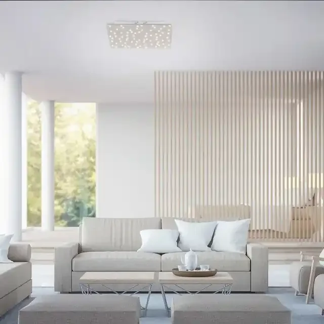 SPARKLE 30x30cm Whie Starry Sky Dimmable Ceiling Light