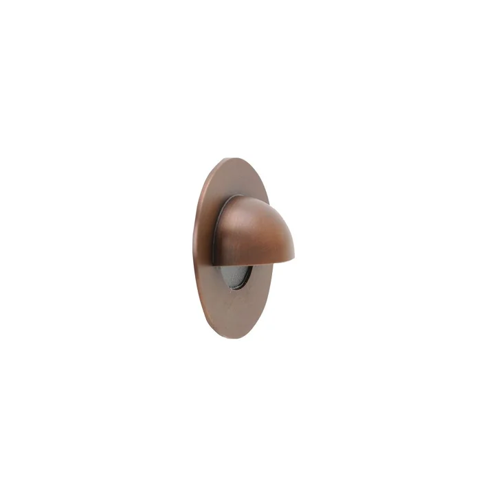 SPJ Lighting Forever Bright SPJ-GDG-3EB Outdoor LED Brass Recessed Step Light – Matte Bronze Finish
