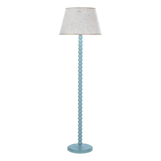 Spool Blue Base Only Floor Lamp