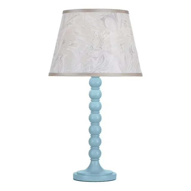 Spool Blue Base Only Table Lamp