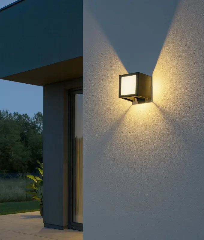Square Frame Wall Light – Adjustable Beam and Impressive IP54 Rating