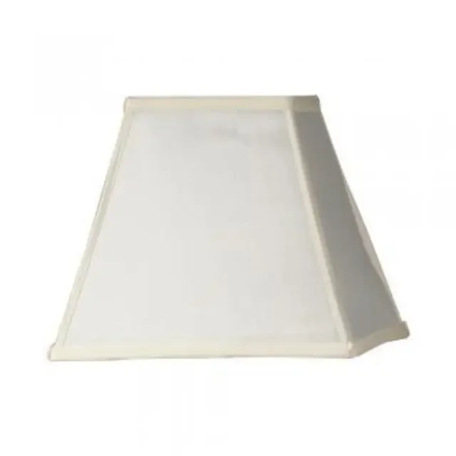 Square Ivory 35cm Shade Only