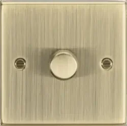 Squared Edge 1G 2-way 10-200W (5-150W LED) Intelligent dimmer