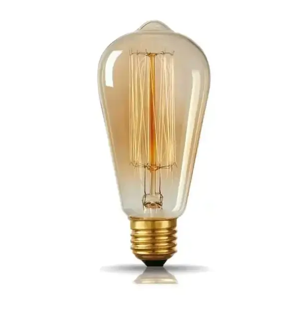 ST64 E27 60W Dimmable Squirrel Industrial Filament Vintage Bulb