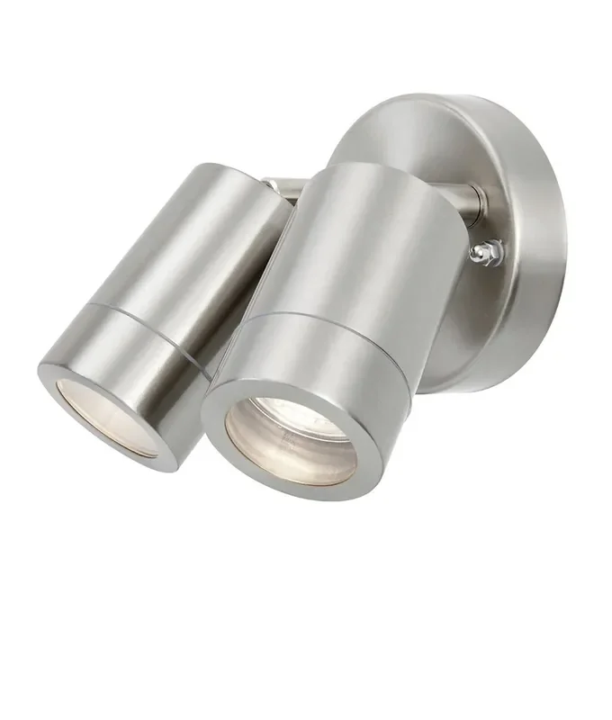 Stainless Steel Twin Adjustable Spotlight – Marine Grade 316L