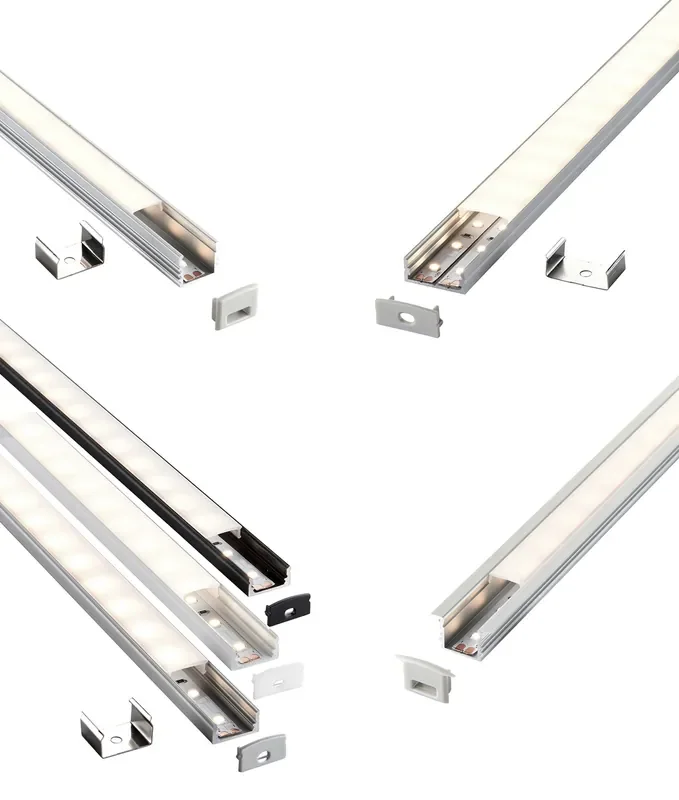 Standard Aluminium LED Tape Profiles – Versatile & Uniform Lighting Solutions