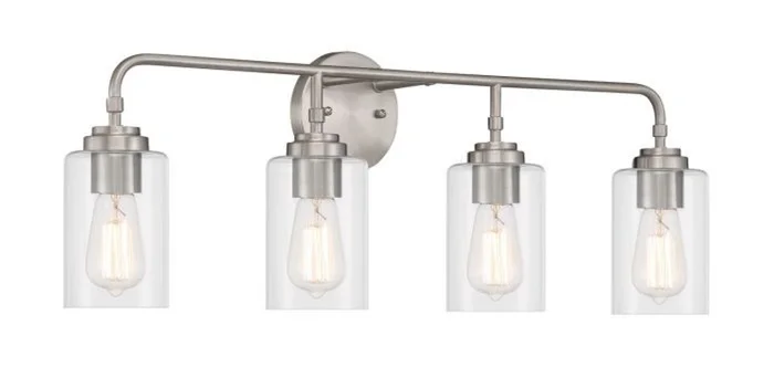 Stowe Four Light Vanity in Brushed Polished Nickel (46|56004-BNK)