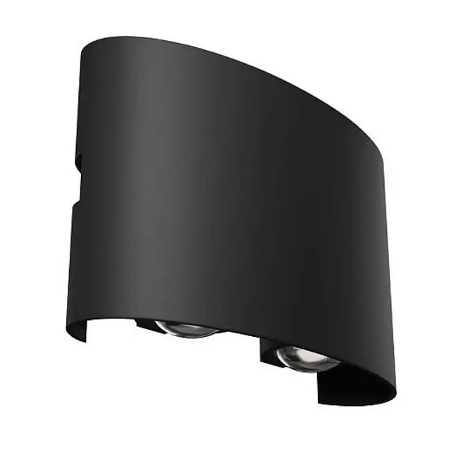 Strato Black 4W IP54 Wall Light