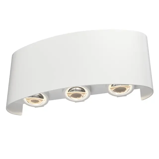 Strato White 6W IP54 Wall Light