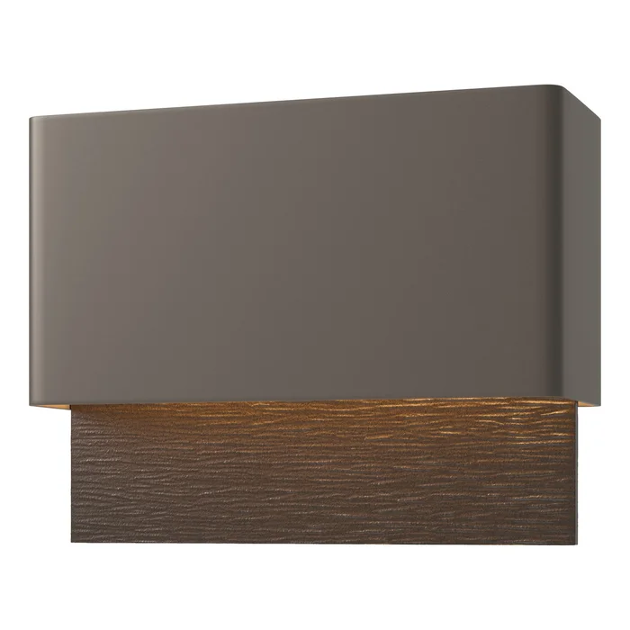 Stratum LED Outdoor Wall Sconce in Coastal Dark Smoke (39|302630-LED-77-14)