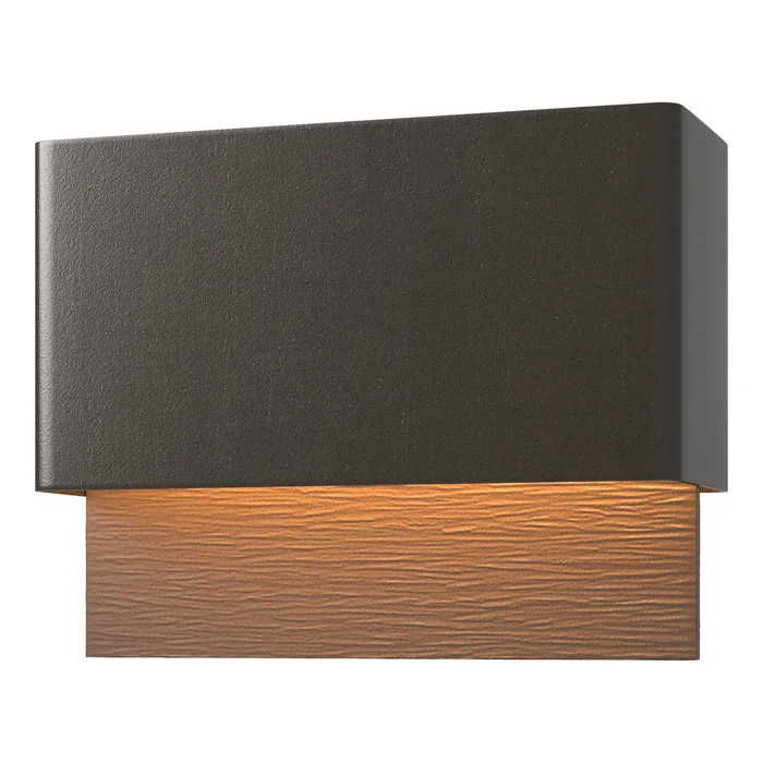 Stratum LED Outdoor Wall Sconce in Coastal Oil Rubbed Bronze (39|302630-LED-14-75)