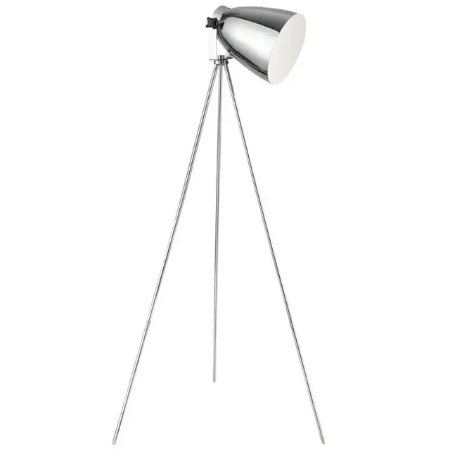 Study Chrome Adjustable Spotlight Floor Lamp