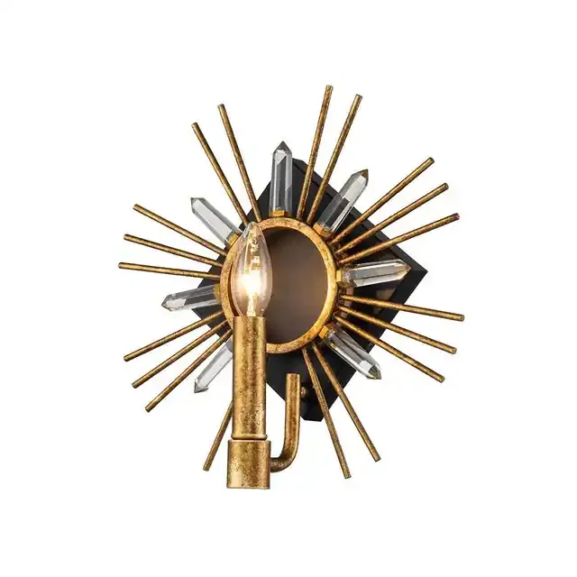 Sun King Gold Leaf Wall Light