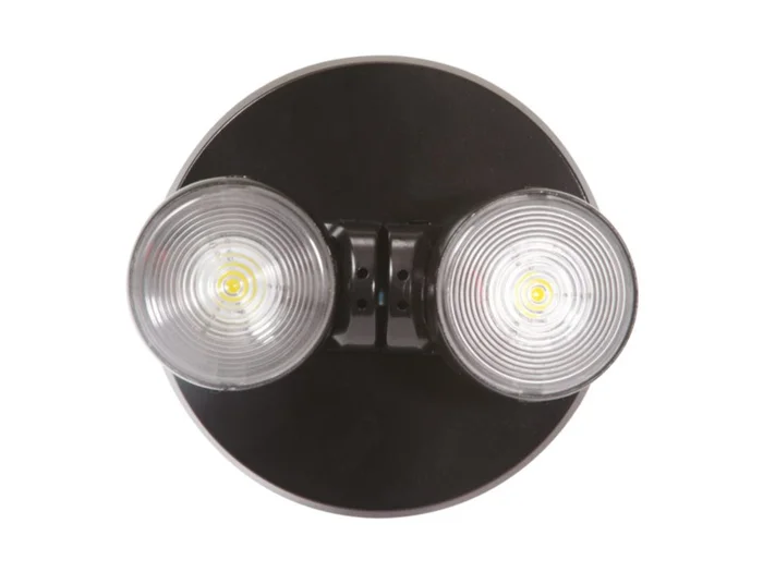 Sure-Lites APWR2BK LED Adjustable Emergency Head Remote, Two Heads, Black