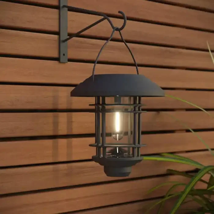 Suri 365 Hadleigh Solar LED Outdoor Lantern Wall Light – Matt Black – Online Lighting
