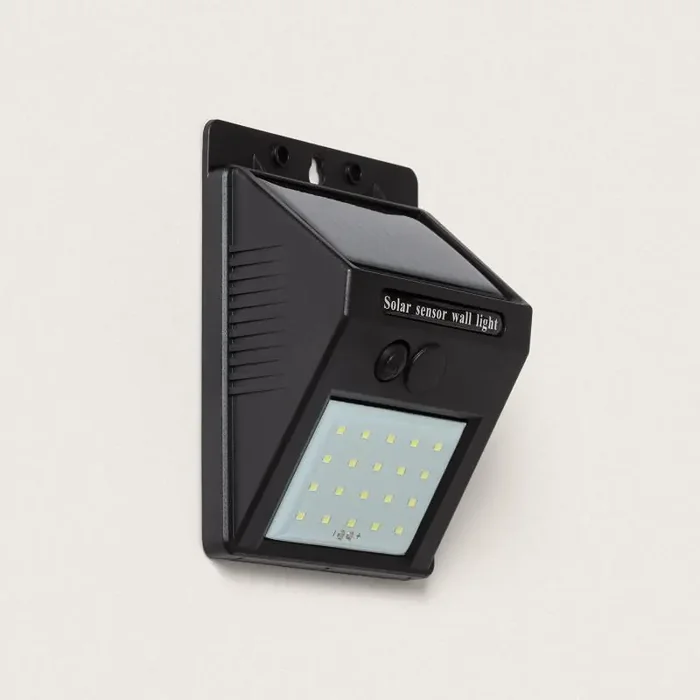 Suri Wedge Solar LED Flush Wall Light – Black – Online Lighting