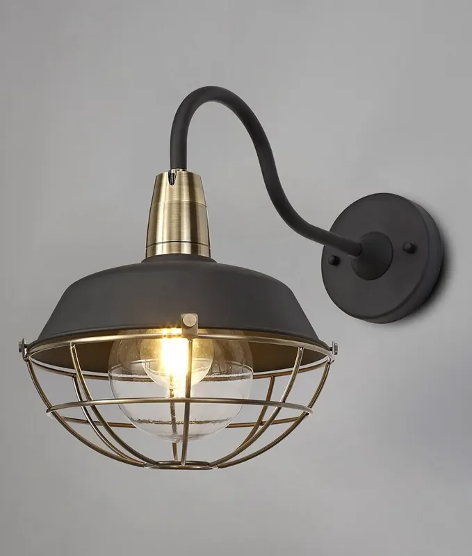 Swan Neck Fisherman Style Wall Light – IP65