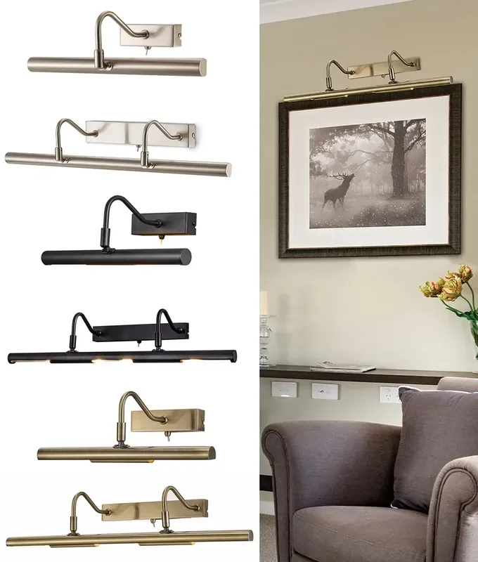 Switched Contemporary Picture Light – Two Sizes
