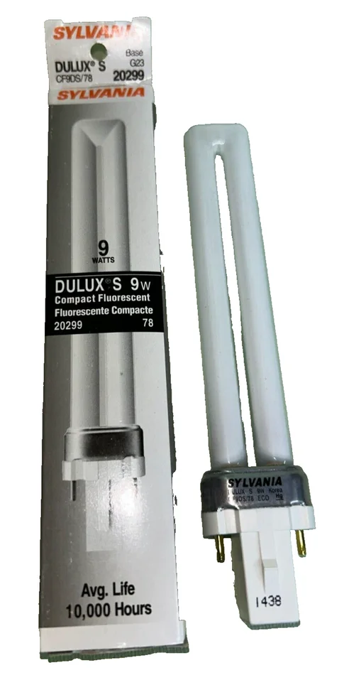 Sylvania 20299 CF9DS/78 UVA DULUX S 9W/78 G23