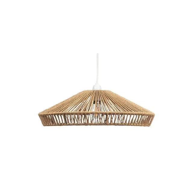 Tamura Wood Non Electric 40cm Easy Fit Pendant Light