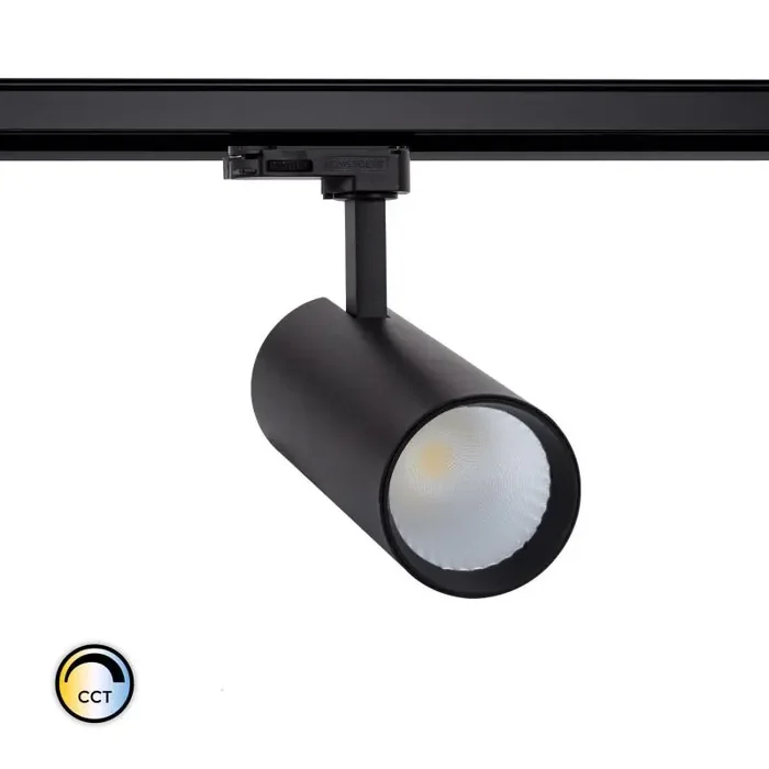 Three Circuit 30W Colour Selectable CCT LED Track Light New Bertha LIFUD – Black – Online Lighting