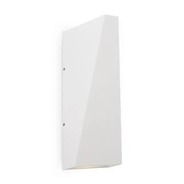 Times Square White IP54 LED Wall Light