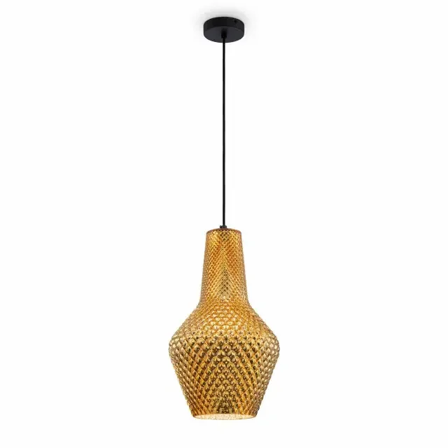 Tommy Gold Glass Pendant Light
