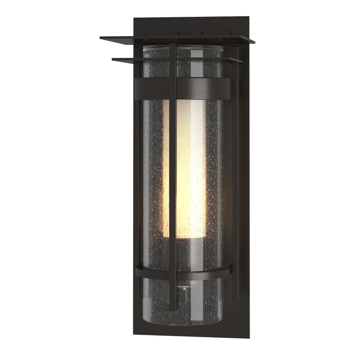 Torch One Light Outdoor Wall Sconce in Coastal Oil Rubbed Bronze (39|305996-SKT-14-ZS0654)