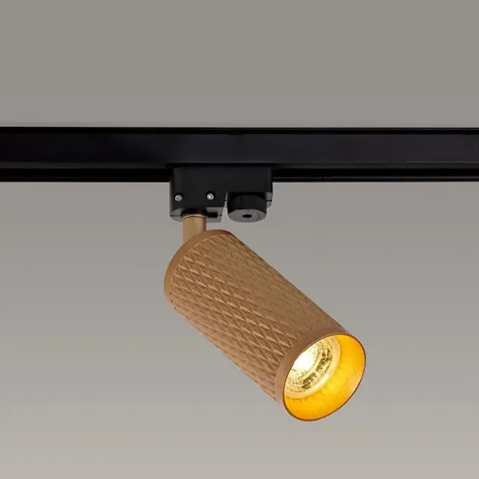 Track Adjustable Spot Light in Champagne Gold (BUSTER121D)