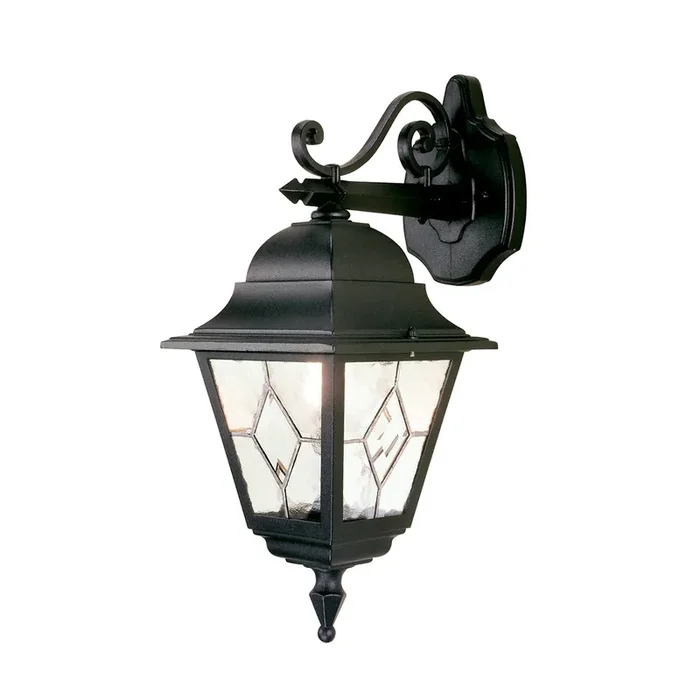 Traditional outdoor downward lantern – Black (0178NORNR2)