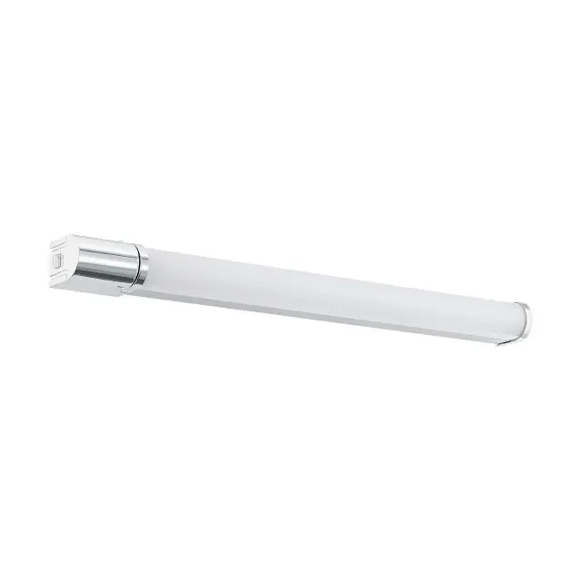Tragacete 1 Silver and Chrome with White Shade Wall Light