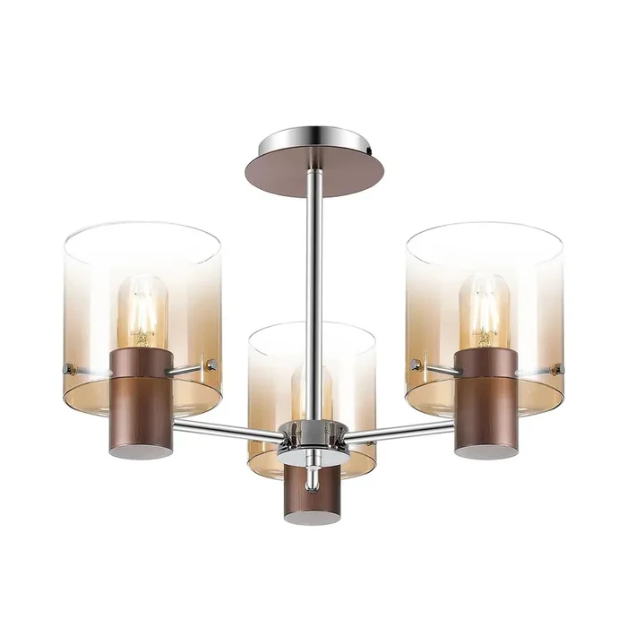 Travis Mocha 3 & 5 Semi Flush
