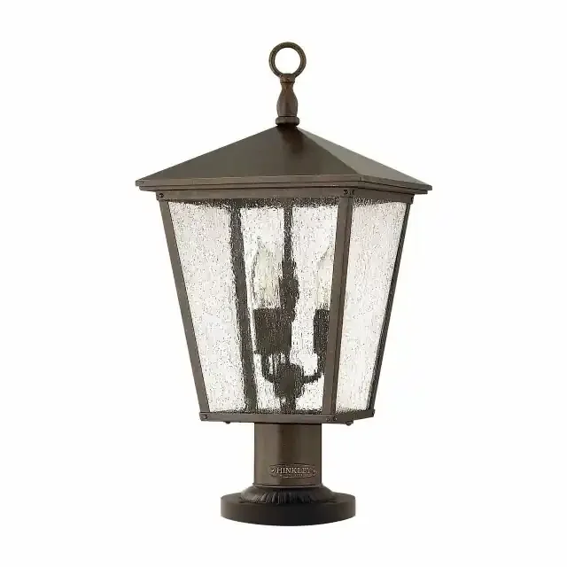 Trellis 3 Light Regency Bronze IP44 Top Post Light