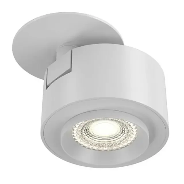 Treo White 3000K Round Plate Adjustable Spotlight